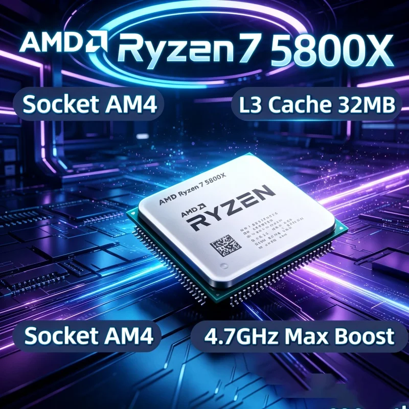 Pc Gaming Ryzen - معالج AMD Ryzen 7 5800X لترقية