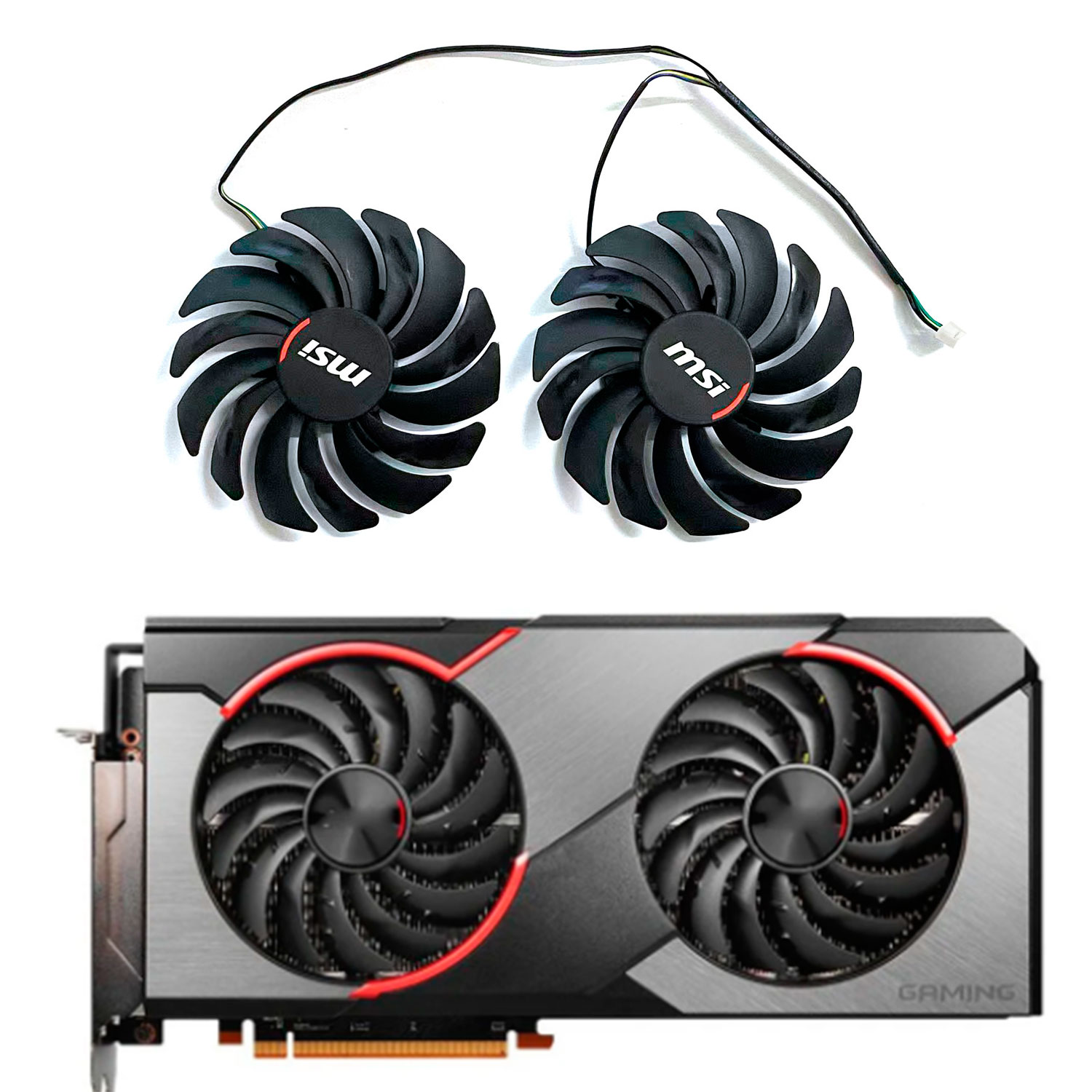 Pc Gaming Gtx 1660 - LZQLY RX5700 GPU PLD10010S12HH مراوح تبريد