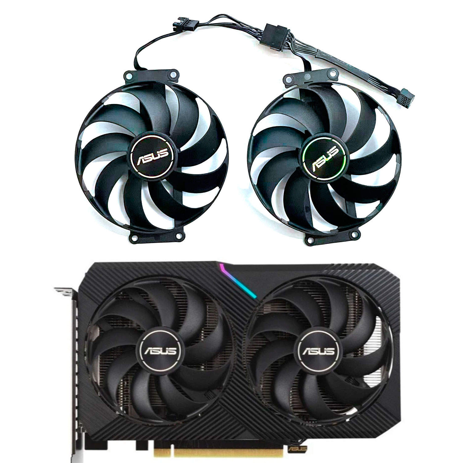 Pc Gaming Gtx 1660 - مروحة تبريد لبطاقة الفيديو ASUS DUAL