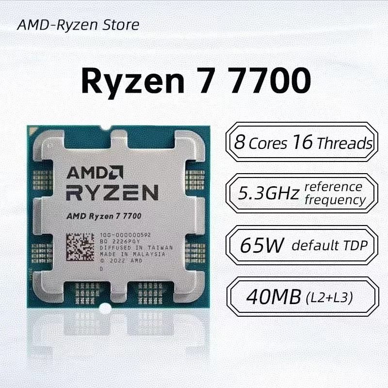 معالج سطح المكتب للألعاب AM5 م - مراجعة Pc Gaming Ryzen وسعره