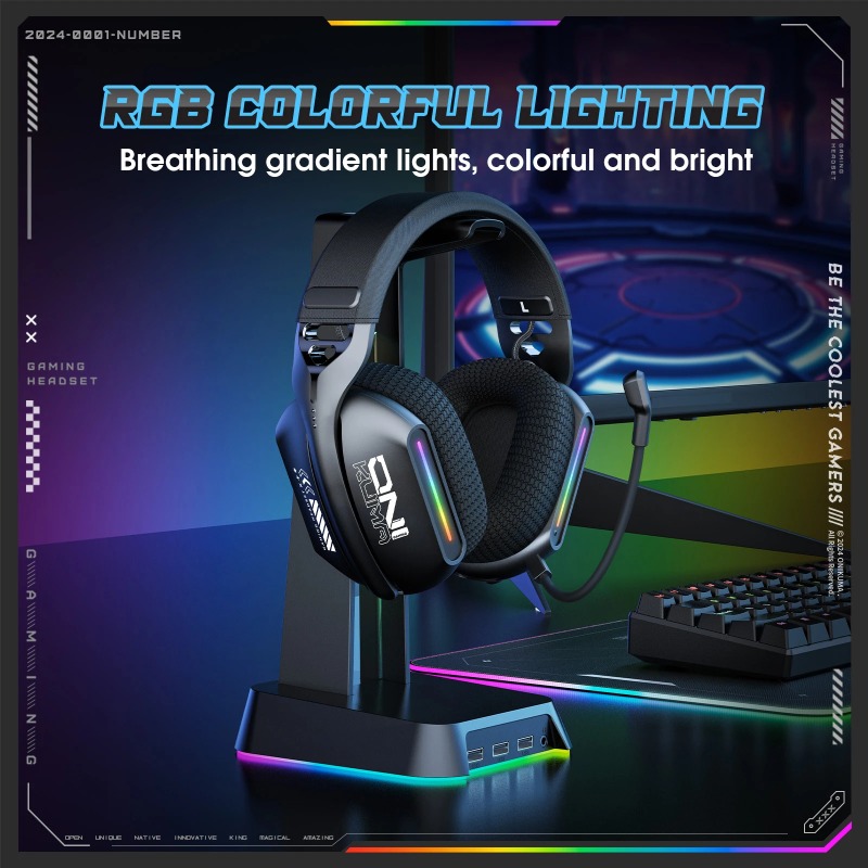سماعة ألعاب لاسلكية ONIKUMA GT - مراجعة Pc Gaming Gigabyte وسعره