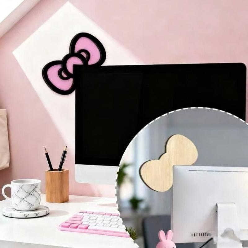 جديد 1/2 قطعة زينة شاشة كمبيوت - مراجعة Pc Gaming Kawaii وسعره