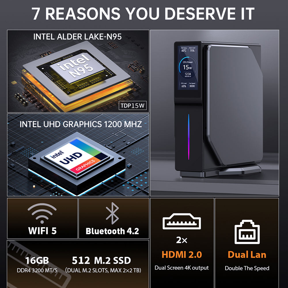 كمبيوتر صغير معالج Intel Alder - مراجعة Pc Gaming Prebuilt وسعره
