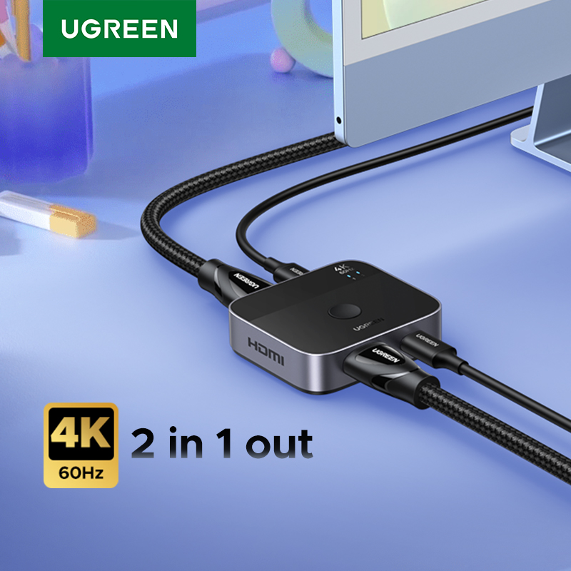 UGREEN HDMI USB C Switch 2 in  - مراجعة Pc Gaming Gigabyte وسعره