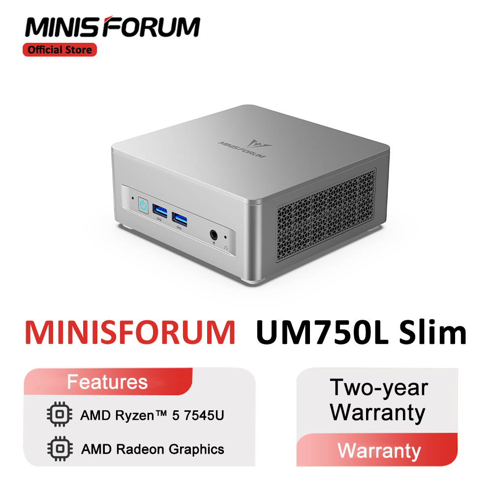 كمبيوتر صغير MINISFORUM UM750L - مراجعة Pc Gaming Ryzen وسعره