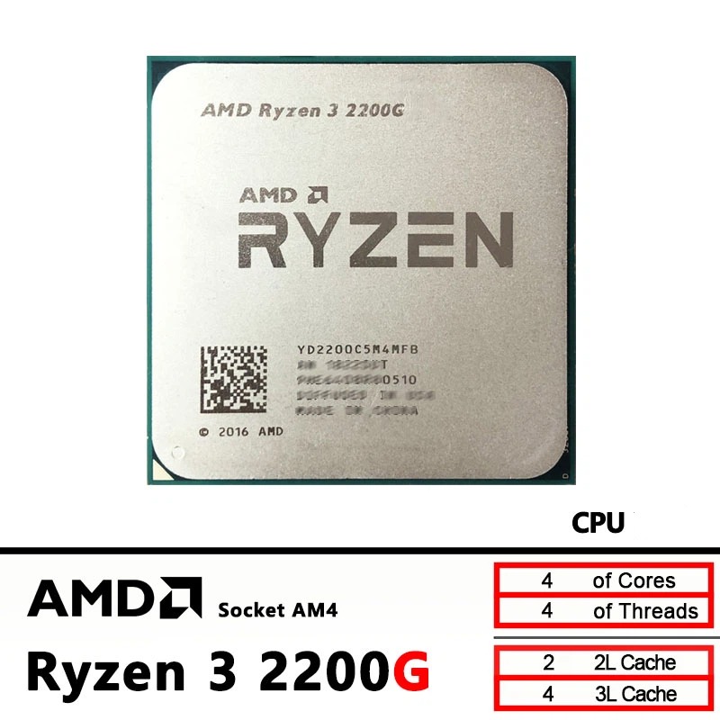 معالج AMD Ryzen 3 2200G R3 220 - مراجعة Pc Gaming Ryzen وسعره