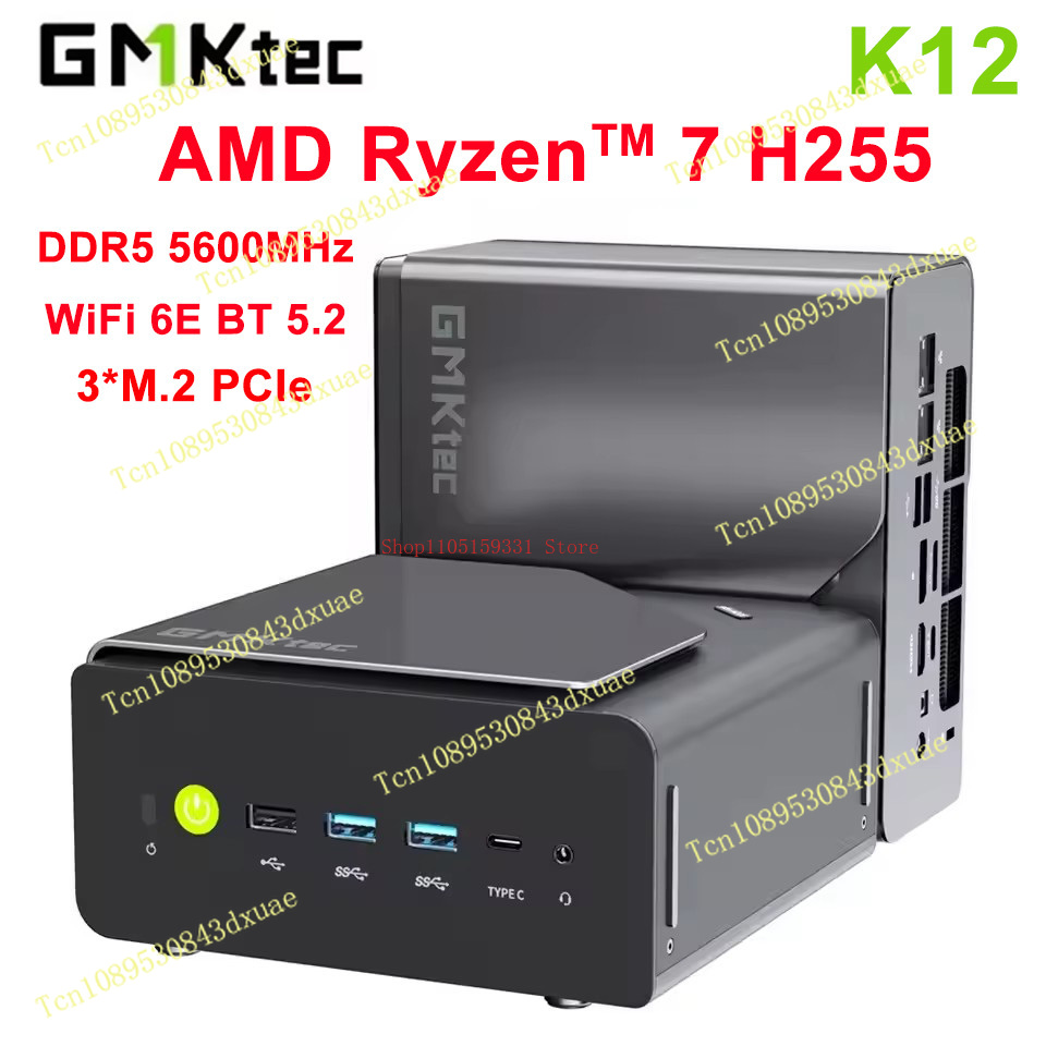 كمبيوتر مصغر GMKtec NcuBox K12 - مراجعة Pc Gaming Ryzen وسعره