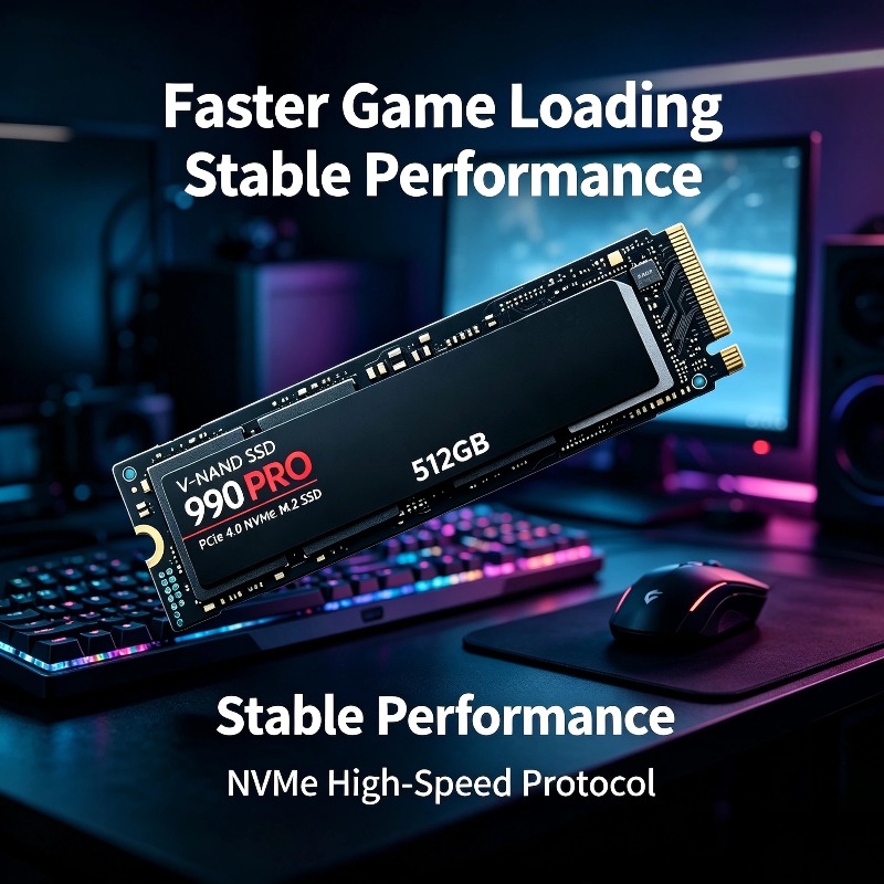قرص SSD أصلي 990 PRO NVMe M.2  - مراجعة Pc Gaming Second وسعره